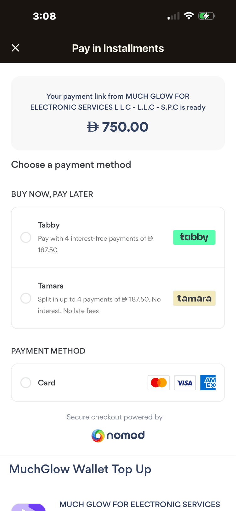 Tabby & Tamara — Buy now pay later in MuchGlow
